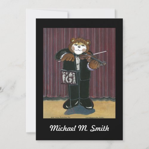 Recital Invitation - Violin