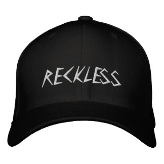 RECKLESS EMBROIDERED BASEBALL HAT