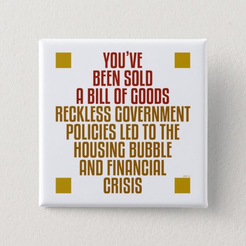 Reckless Government Policies Button