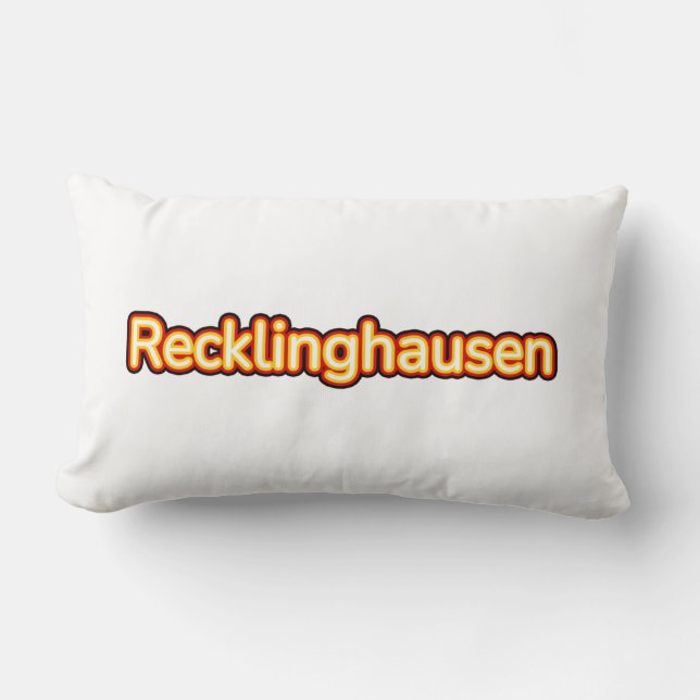 Recklinghausen Deutschland Germany Lumbar Pillow (Front)