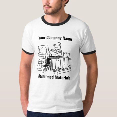 Reclaimed Building Materials Cartoon T-Shirt