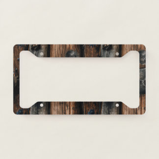 Reclaimed Wood License Plate Frame