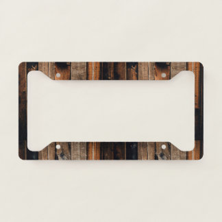 Reclaimed Wood License Plate Frame