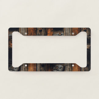 Reclaimed Wood License Plate Frame