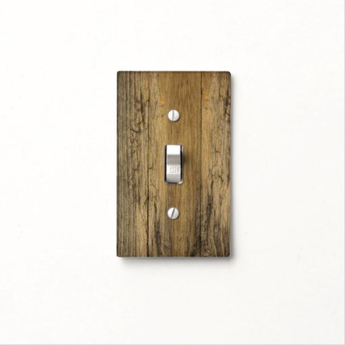 Reclaimed Wood Light Switch _ Switch Plate Cabin
