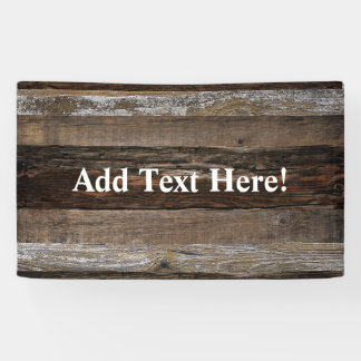 Reclaimed Wood Rustic Barn Board Vintage Wood Banner