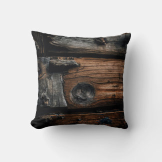 Reclaimed Wood Throw Pillow