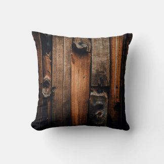 Reclaimed Wood Throw Pillow