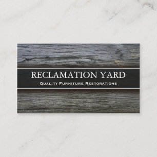 Reclamation / Salvage Yard Business Card