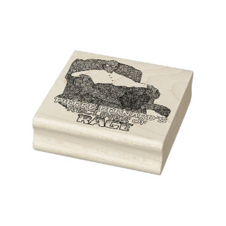 Recliner of Rage Rubber Stamp