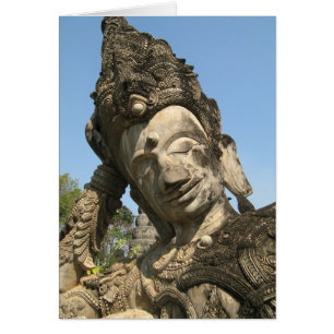 Reclining Buddha ... Nong Khai, Isan, Thailand Cards