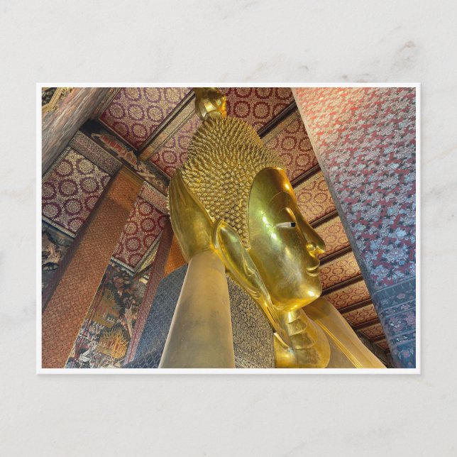 reclining buddha thailand postcard (Front)