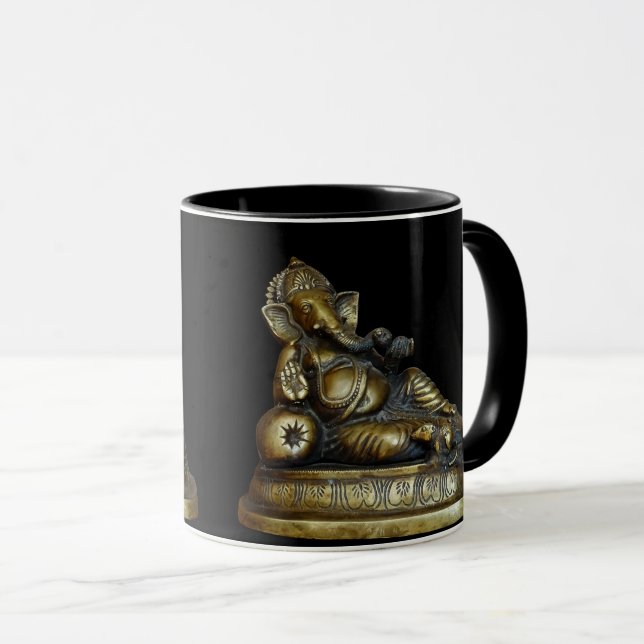 Reclining Ganesha Mug (Front Right)