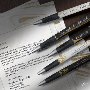 Recognition Event Pen Bright Gold Accent