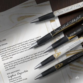 Recognition Event Pen | Bright Gold Accent