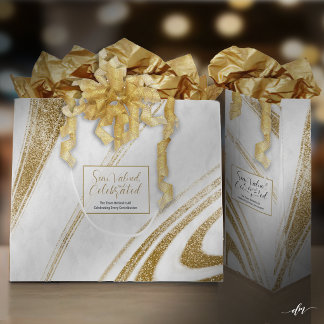 Recognition Wine Gift Bag | Custom Event & Client 
