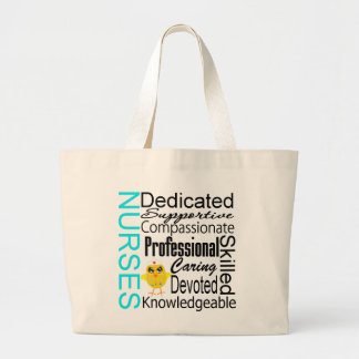 Recognize a Nurse: Nurses Recognition Collage Large Tote Bag