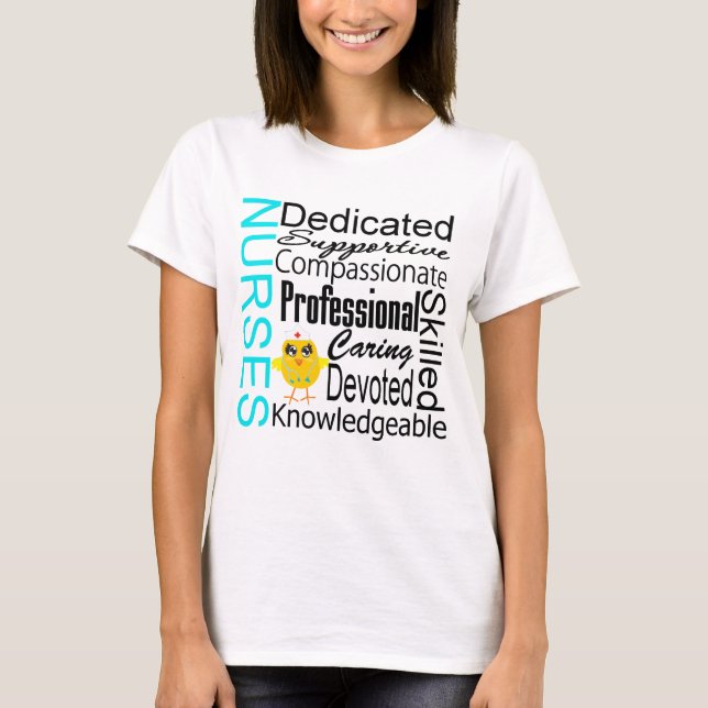 Recognize a Nurse:  Nurses Recognition Collage T-Shirt (Front)
