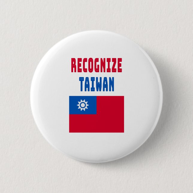 recognize taiwan west taiwan button (Front)