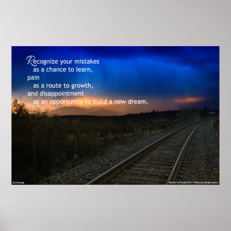 Recognize Your Mistakes...inspirational Poster