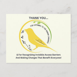 Recognizing Invisible Access Barriers Postcard