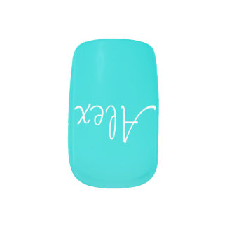Recoleta Aqua Minx Nail Art
