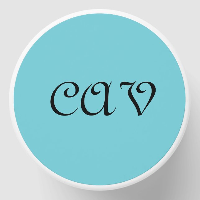Recoleta Cornflower Blue  Mini Candle Favors (Front)