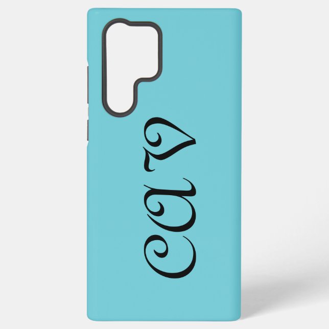 Recoleta Cornflower Blue  Samsung Galaxy Case (Back)