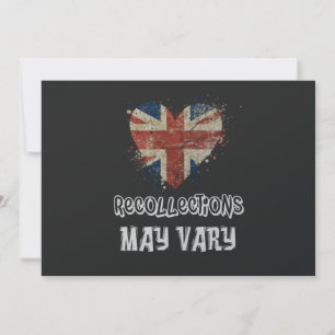 Recollections May Vary- HM Queen Quote Invitation