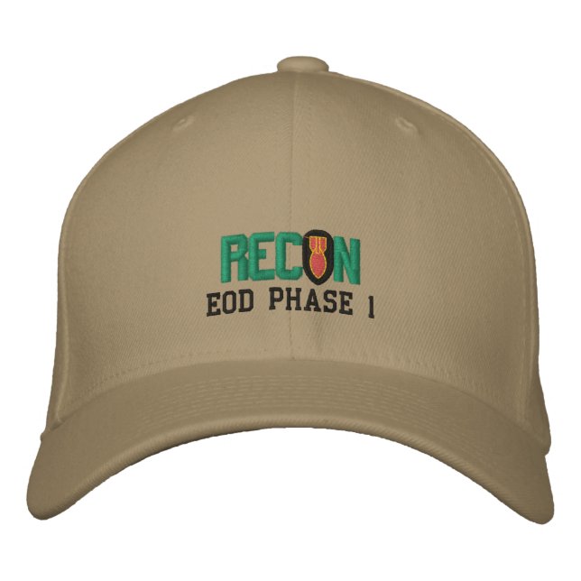 Recon EOD Embroidered Baseball Cap (Front)