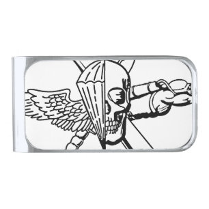 Recon Jack Silver Finish Money Clip