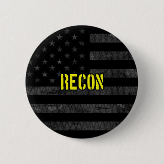 Recon Subdued American Flag Button