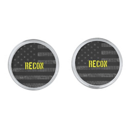 Recon Subdued American Flag Cufflinks
