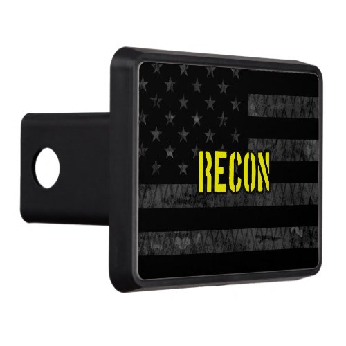 Recon Subdued American Flag Hitch Cover