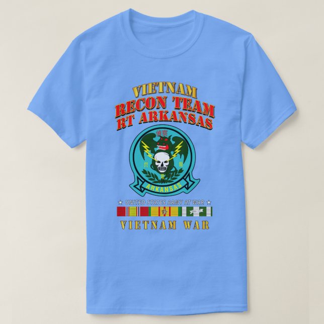 Recon Team RT Arkansas Dragon Vietnamw VN SVC T-Shirt (Design Front)