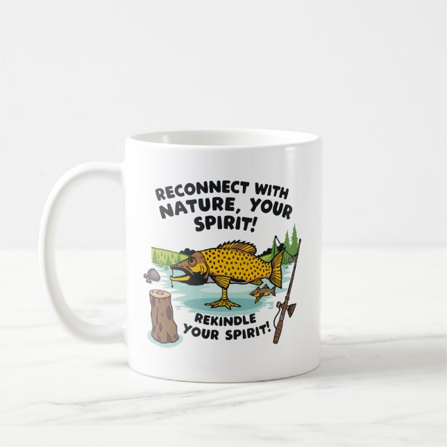 Reconnect with Nature Coffee Mug (Left)