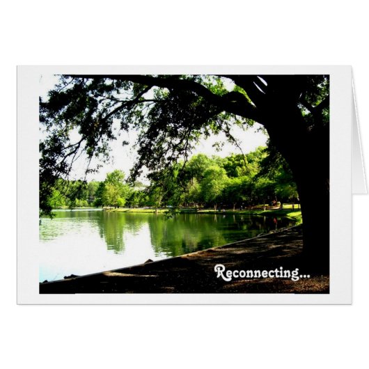 Reconnecting with you has enriched my life cards (Front Horizontal)