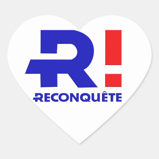 Reconquisition of all hearts! heart sticker (Front)