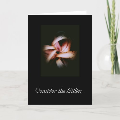 ReConsider the Lillies 100 Card