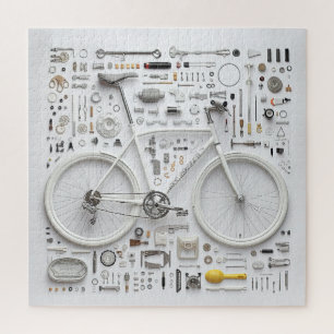 Reconstructed Bicycle Jigsaw Puzzle