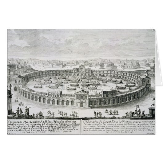 Reconstruction of a Roman Naval Battle, from 'Entw (Front Horizontal)