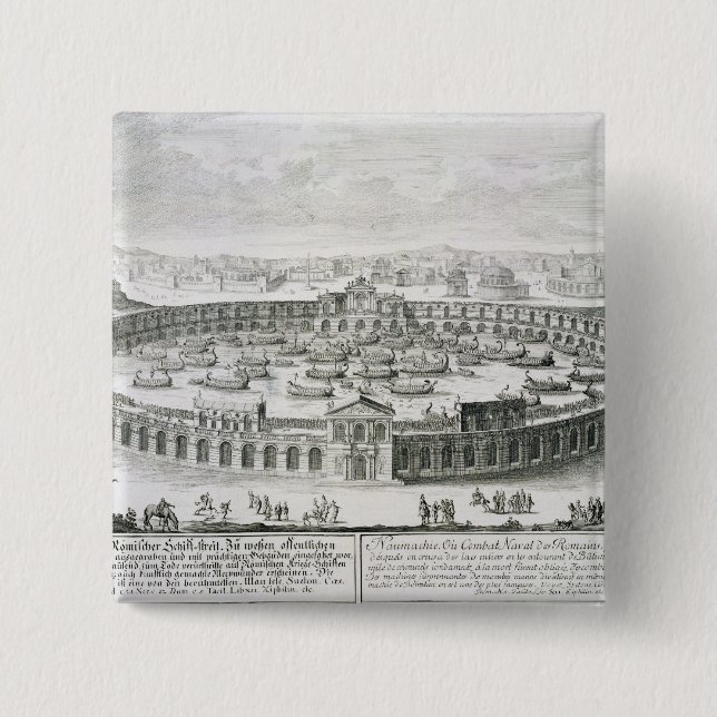 Reconstruction of a Roman Naval Battle, from 'Entw Button (Front)