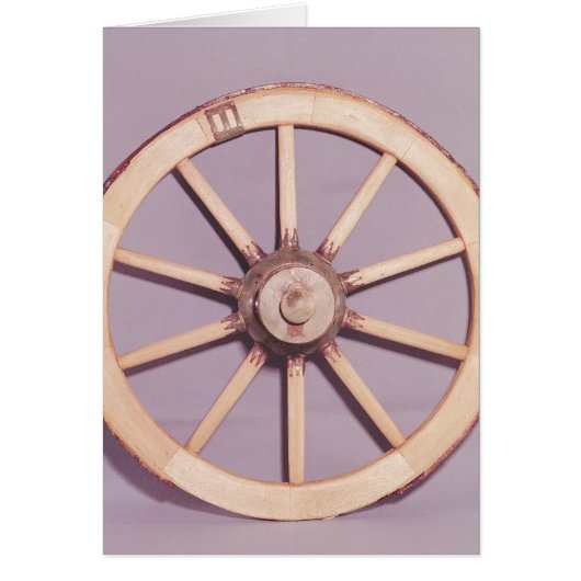 Reconstruction of a wheel cards (Front)