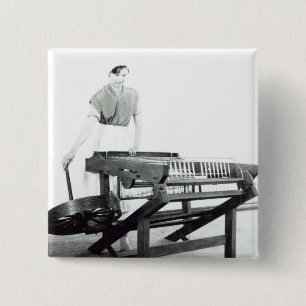 Reconstruction of Hargreaves's 'Spinning Jenny' Button