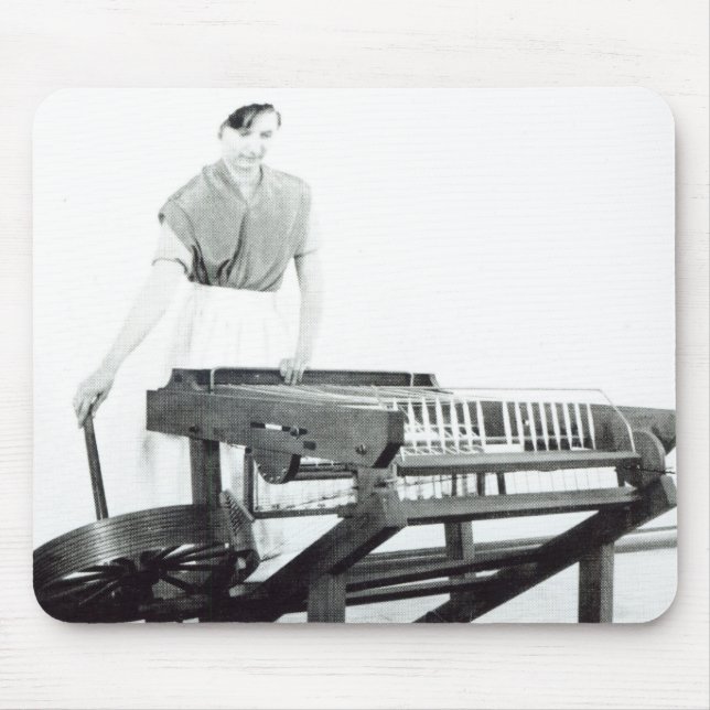 Reconstruction of Hargreaves's 'Spinning Jenny' Mouse Pad (Front)