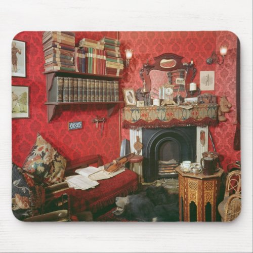 Reconstruction of Sherlock Holmess Room Mouse Pad