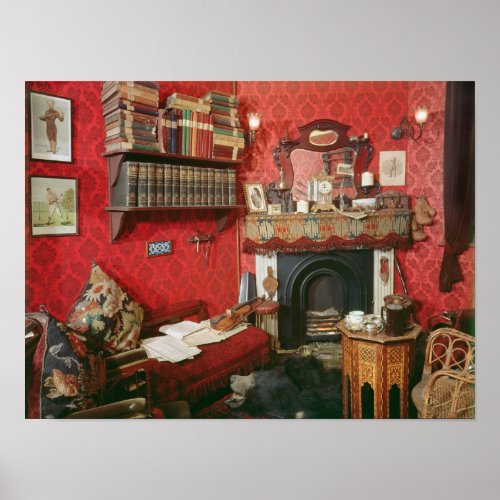 Reconstruction of Sherlock Holmess Room Poster