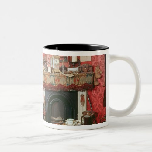 Reconstruction of Sherlock Holmess Room Two_Tone Coffee Mug