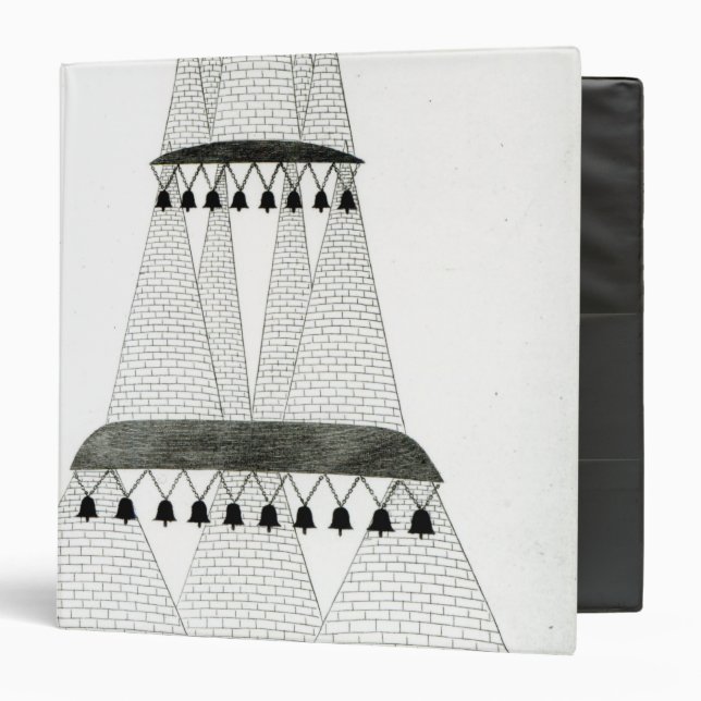 Reconstruction of Tomb of Lars Porsenna 3 Ring Binder (Front/Inside)