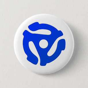 Record Adapter Pinback Button